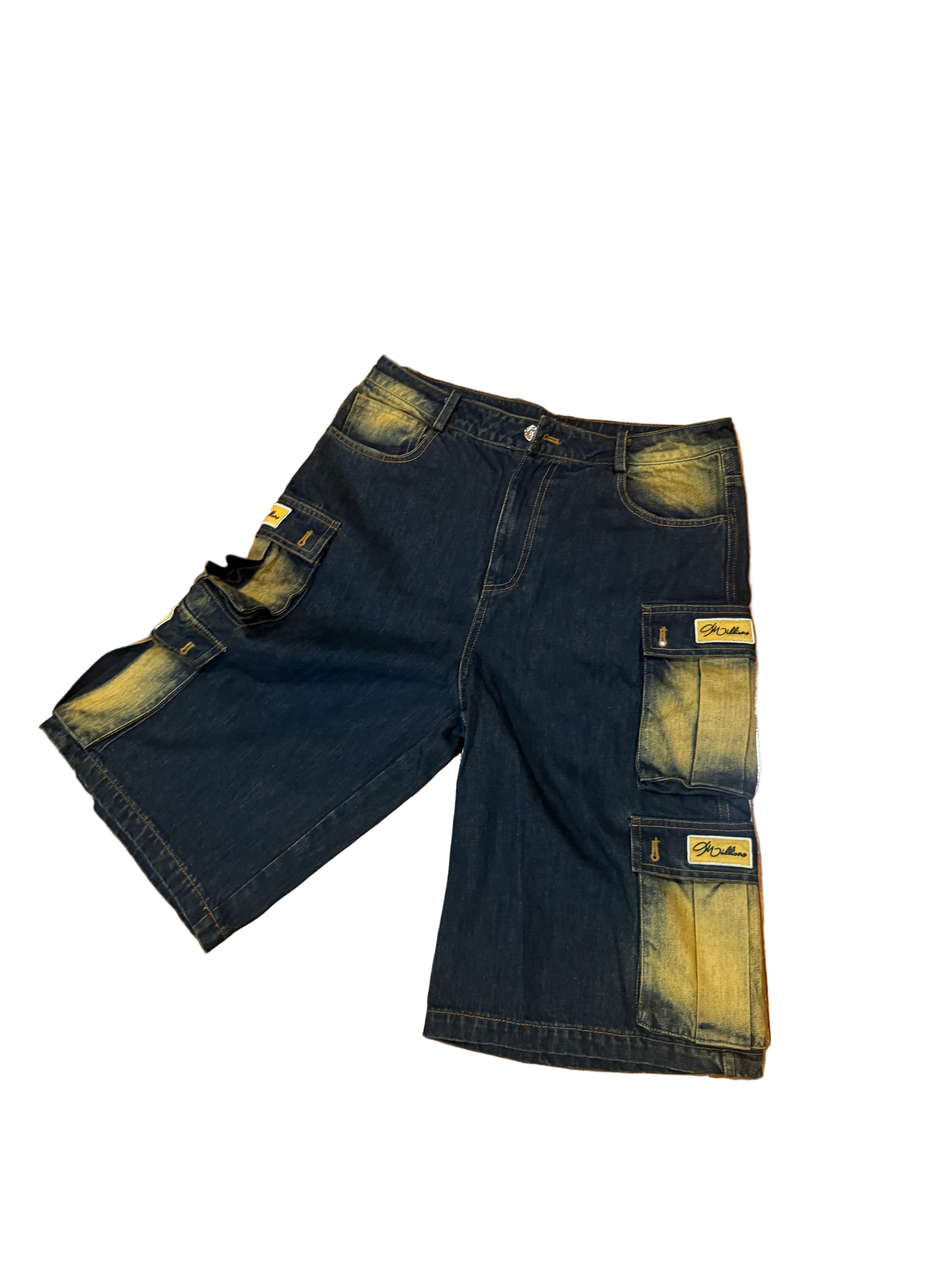 MILLIONS DENIM VINTAGE WASHED JEAN SHORTS