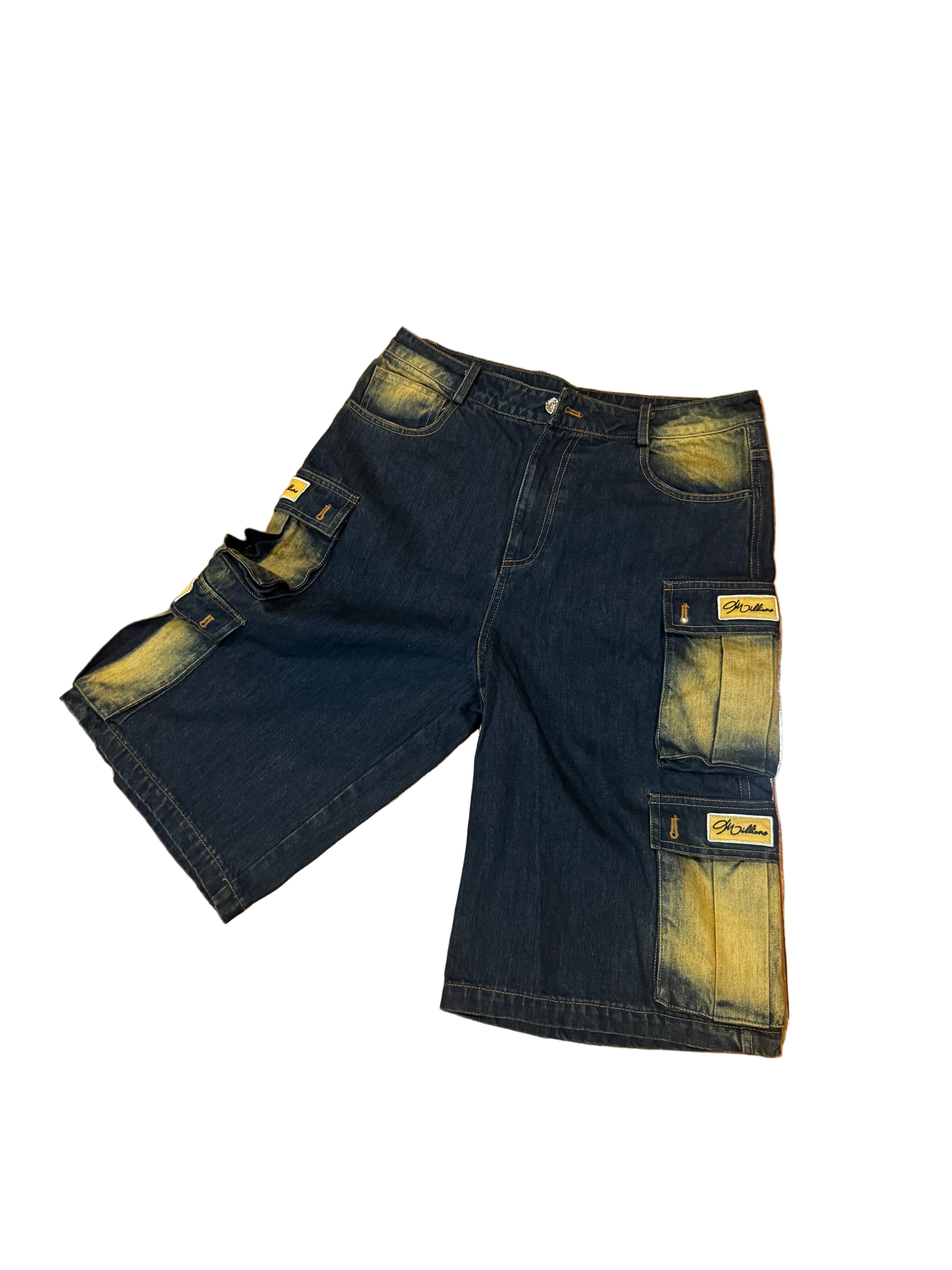 MILLIONS DENIM VINTAGE WASHED JEAN SHORTS