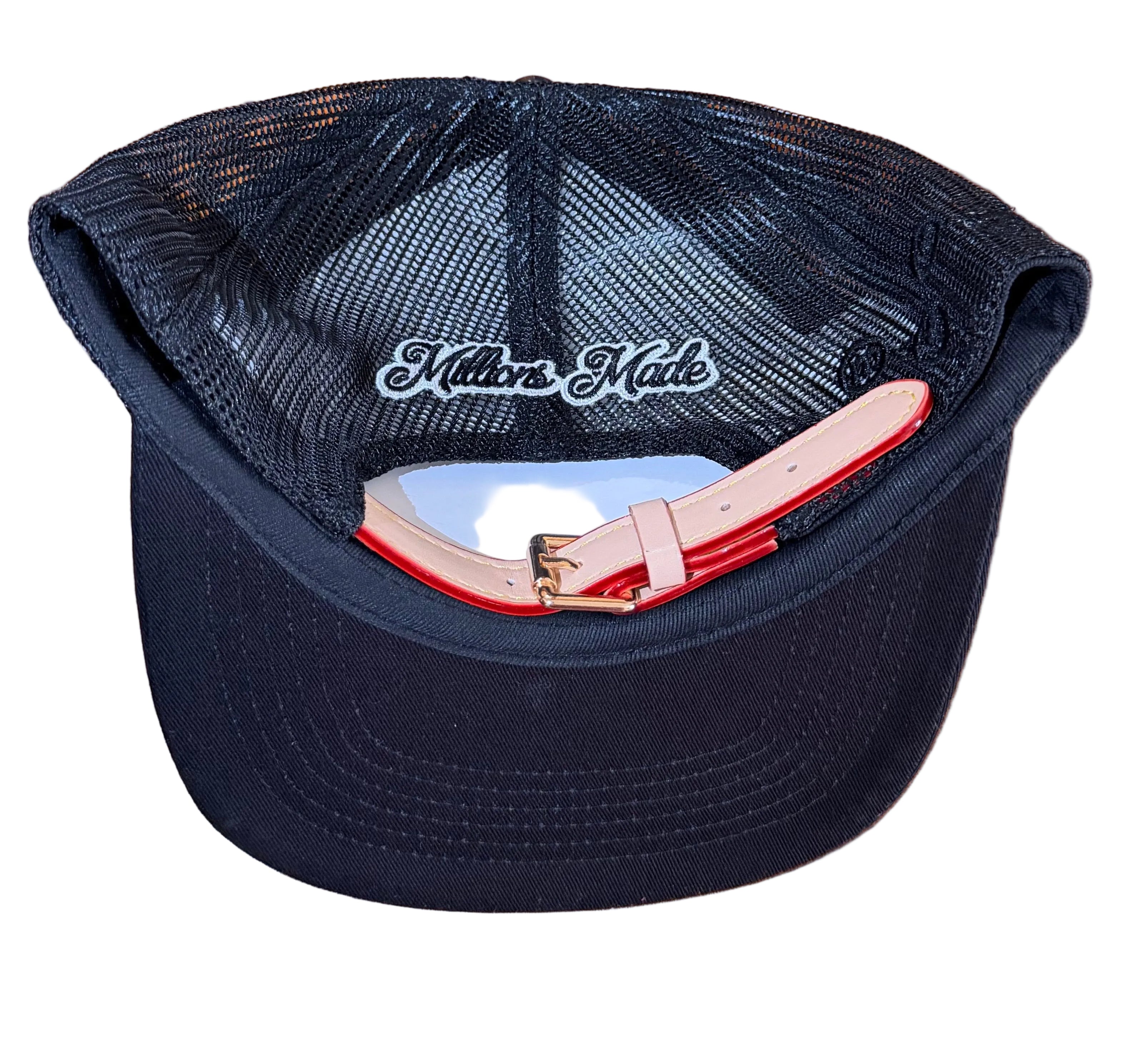 MILLIONS BLACK TRUCKER HAT