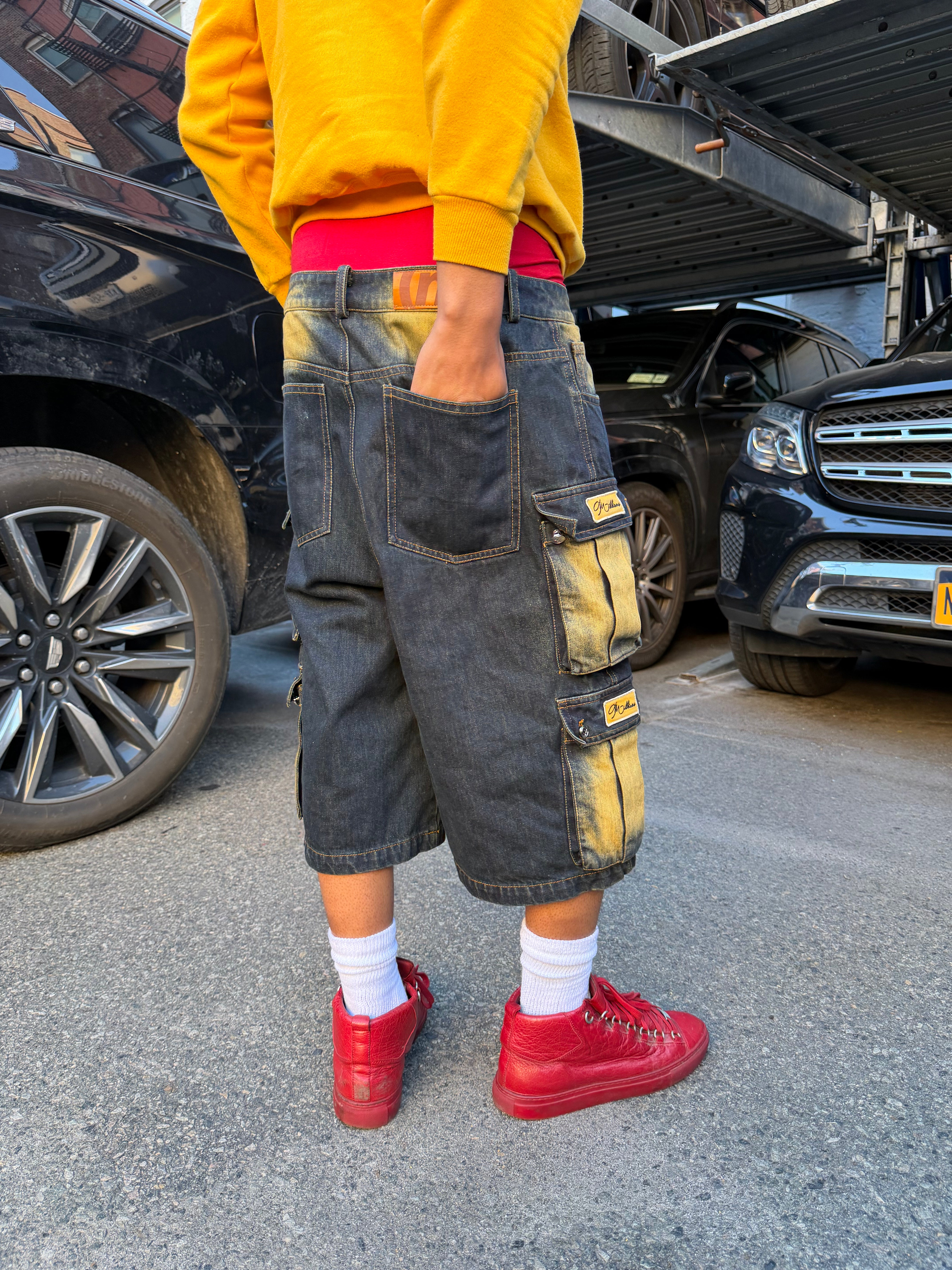 MILLIONS DENIM VINTAGE WASHED JEAN SHORTS