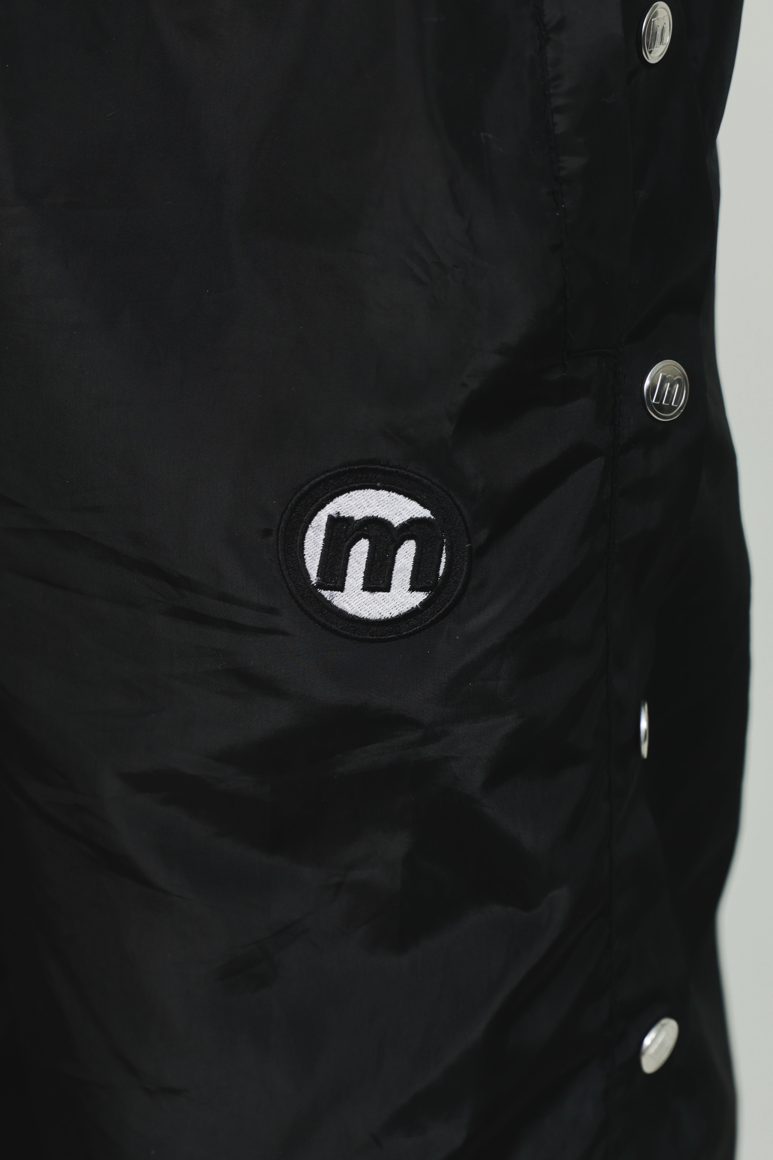 SIDE SNAP DOUBLE M NYLON PANTS *Ready to Ship*
