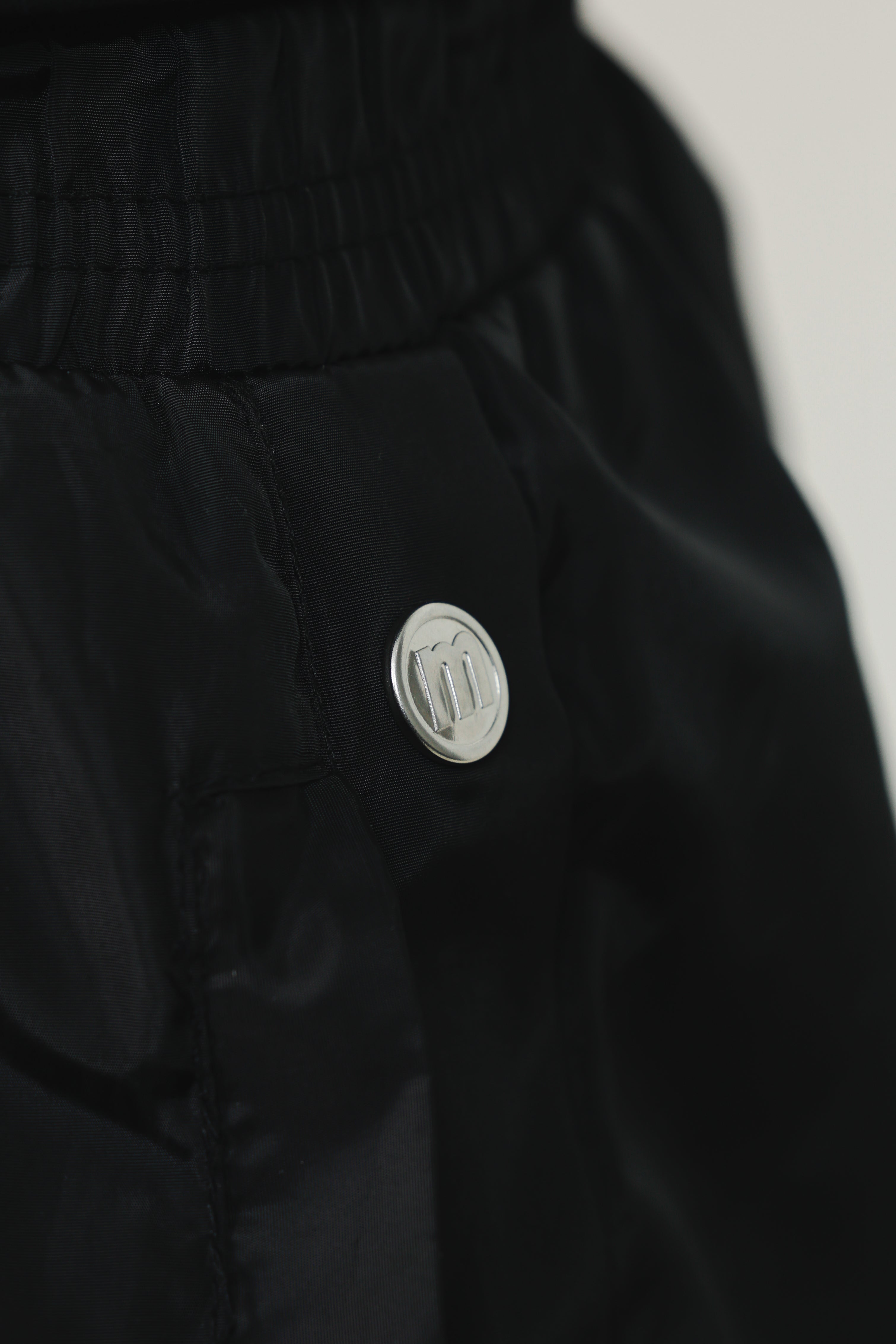 SIDE SNAP DOUBLE M NYLON PANTS *Ready to Ship*